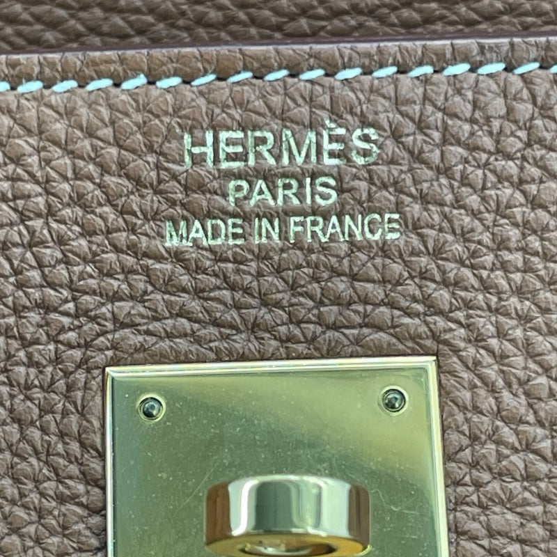 エルメス HERMES バーキン40 □M刻 ゴールド GD金具 トゴ レディース ハンドバッグ