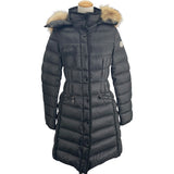 モンクレール MONCLER HERMIFUR ダウンコート ブラック ナイロン レディース その他アウター