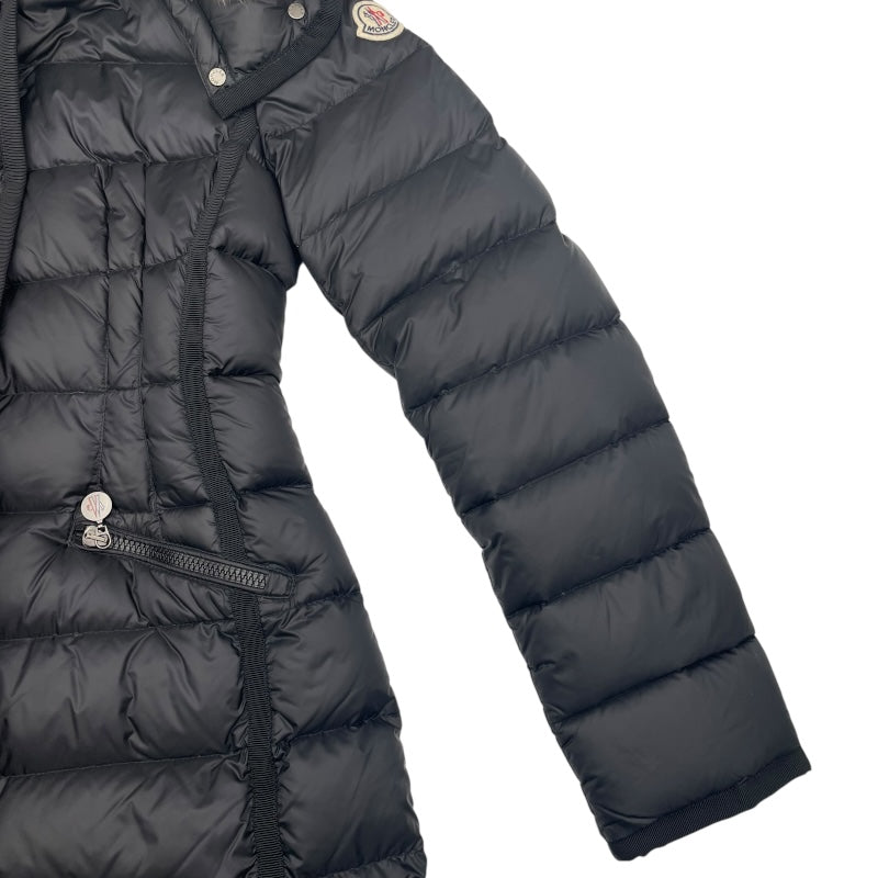 モンクレール MONCLER HERMIFUR ダウンコート ブラック ナイロン レディース その他アウター