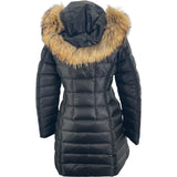 モンクレール MONCLER HERMIFUR ダウンコート ブラック ナイロン レディース その他アウター