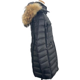 モンクレール MONCLER HERMIFUR ダウンコート ブラック ナイロン レディース その他アウター