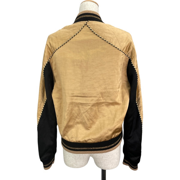 サンローラン SAINT LAURENT テディキルティングブルゾン 643883 ベージュ レーヨン レディース ブルゾン