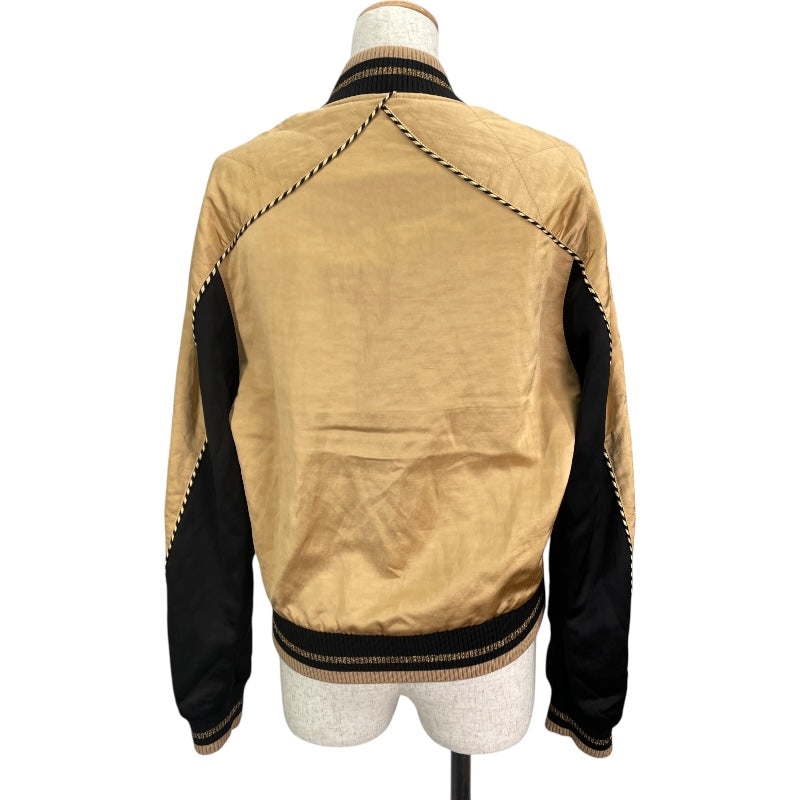 サンローラン SAINT LAURENT テディキルティングブルゾン 643883 ベージュ レーヨン レディース ブルゾン