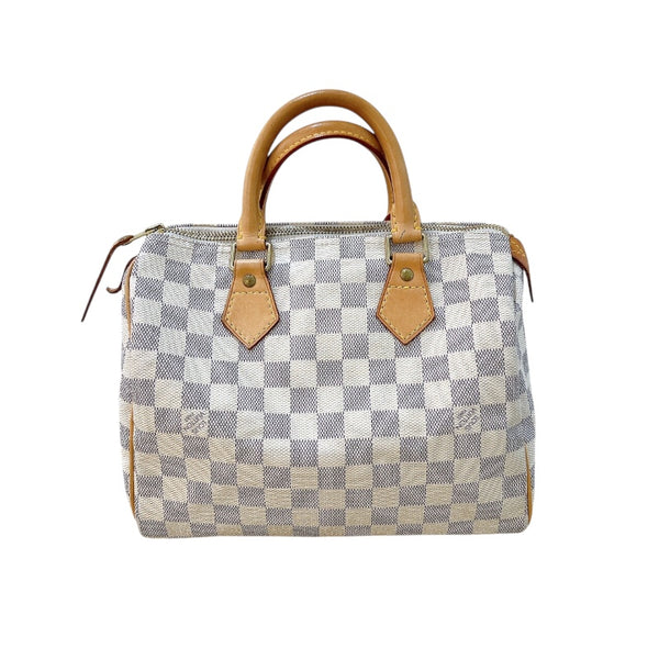 ルイ・ヴィトン LOUIS VUITTON スピーディ25 N41371 ダミエ・アズール 塩化ビニール レディース ボストンバッグ