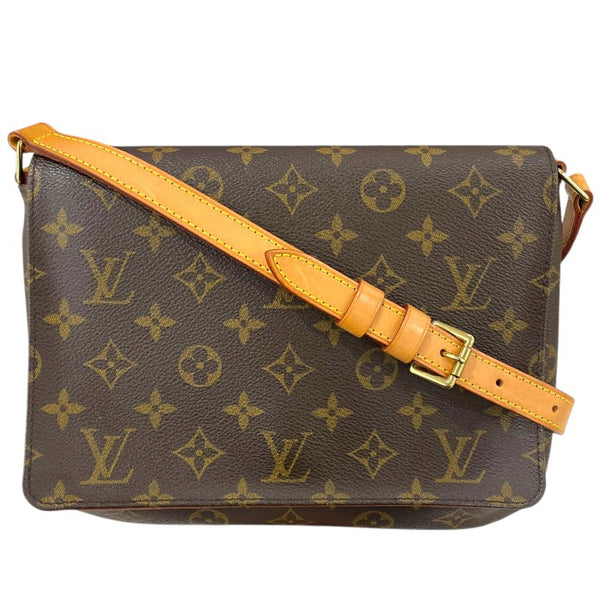 ルイ・ヴィトン LOUIS VUITTON ミュゼット・タンゴショート M51257 ブラウン モノグラム レディース ショルダーバッグ