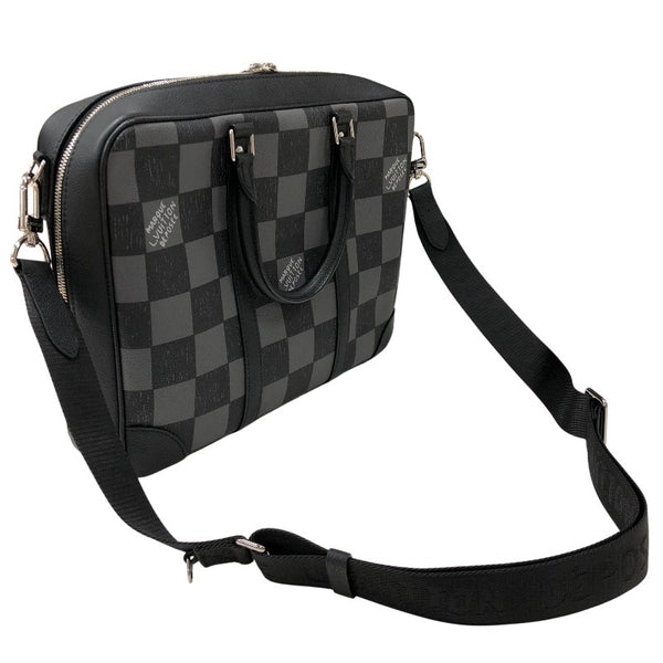 ルイ・ヴィトン LOUIS VUITTON シリウス ブリーフケース N50072 ブラック×グレー ダミエ・チェッカーボード メンズ ブリーフケース