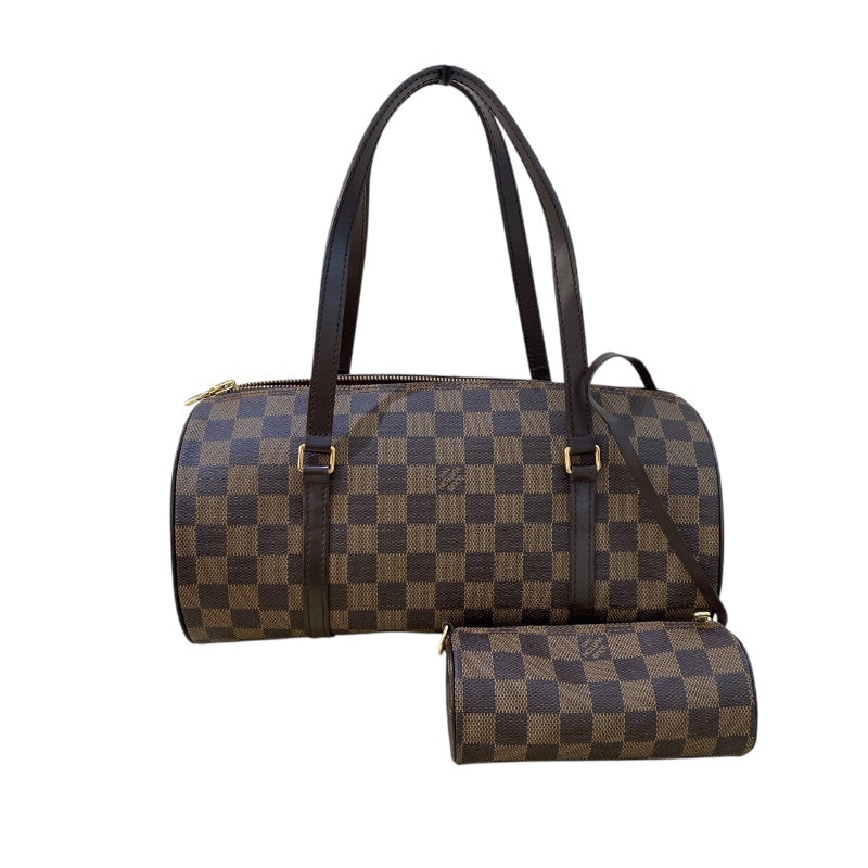 ルイ・ヴィトン LOUIS VUITTON パピヨンGM N51303 ブラウン ダミエキャンバス レディース ハンドバッグ