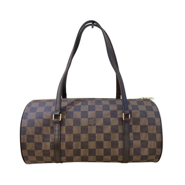 ルイ・ヴィトン LOUIS VUITTON パピヨンGM N51303 ブラウン ダミエキャンバス レディース ハンドバッグ