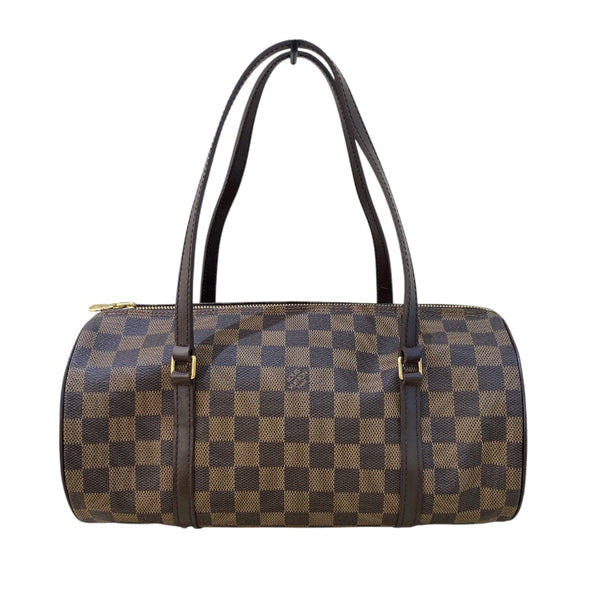 ルイ・ヴィトン LOUIS VUITTON パピヨンGM N51303 ブラウン ダミエキャンバス レディース ハンドバッグ