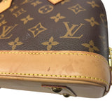 ルイ・ヴィトン LOUIS VUITTON アルマBB M53152 ブラウン　GD金具 モノグラムキャンバス レディース ショルダーバッグ
