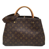ルイ・ヴィトン LOUIS VUITTON モンテーニュMM M41056 モノグラム PVC レディース ハンドバッグ
