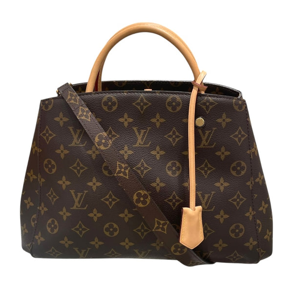 ルイ・ヴィトン LOUIS VUITTON モンテーニュMM M41056 モノグラム PVC レディース ハンドバッグ