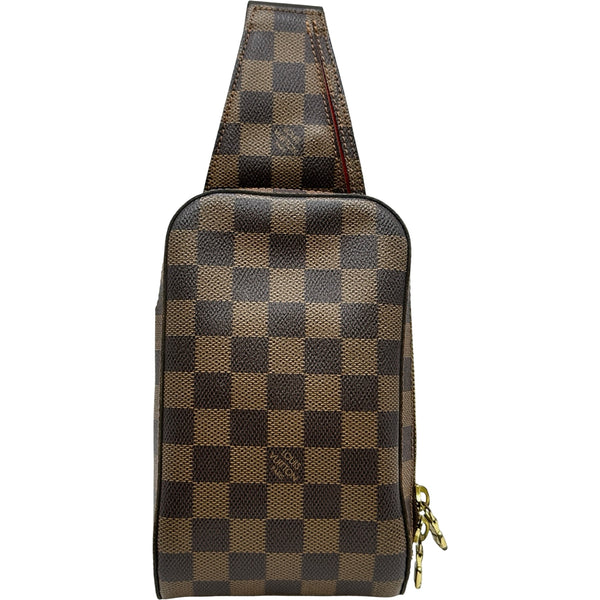 ルイ・ヴィトン LOUIS VUITTON ジェロニモス N51994 ブラウン ダミエ