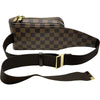 ルイ・ヴィトン LOUIS VUITTON ジェロニモス N51994 ブラウン ダミエ・エベヌ メンズ ウエストバッグ