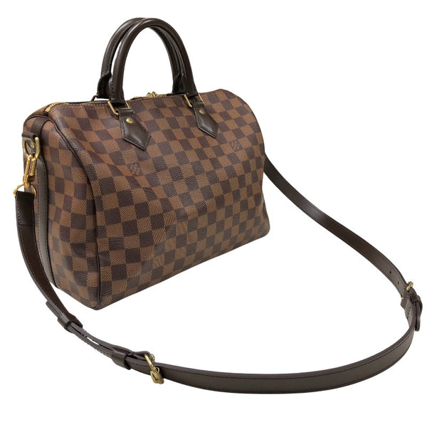 ルイ・ヴィトン LOUIS VUITTON スピーディ・バンドリエール30 N41367 ブラウン ダミエ・エベヌ レディース ショルダーバッグ