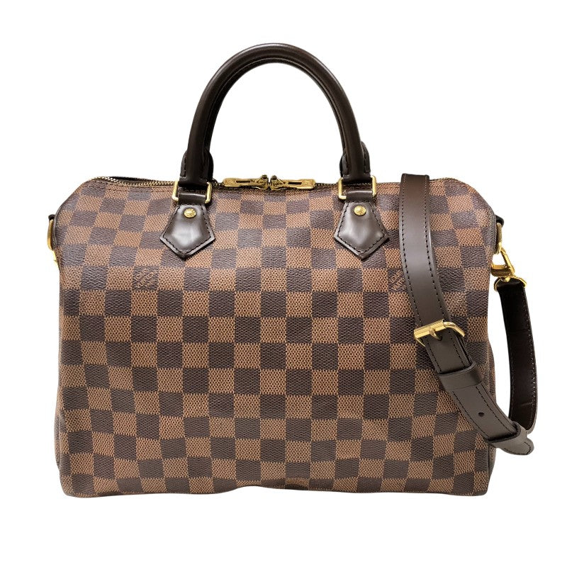 ルイ・ヴィトン LOUIS VUITTON スピーディ・バンドリエール30 N41367 ブラウン ダミエ・エベヌ レディース ショルダーバッグ