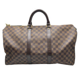 ルイ・ヴィトン LOUIS VUITTON キーポル50 N41427 ブラウン ダミエ ユニセックス ボストンバッグ