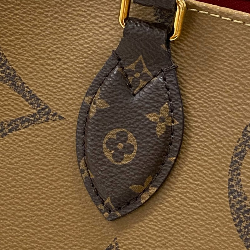 ルイ・ヴィトン LOUIS VUITTON オンザゴーGM M45320 モノグラム ジャイアント・リバース レディース トートバッグ ショルダーバッグ