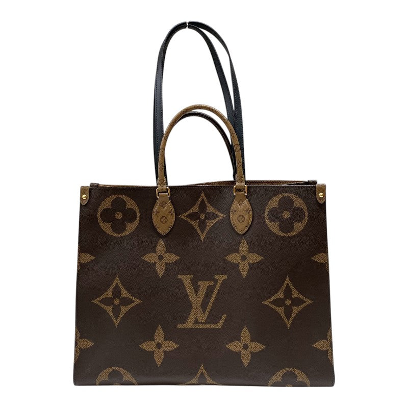ルイ・ヴィトン LOUIS VUITTON オンザゴーGM M45320 モノグラム ジャイアント・リバース レディース トートバッグ ショルダーバッグ