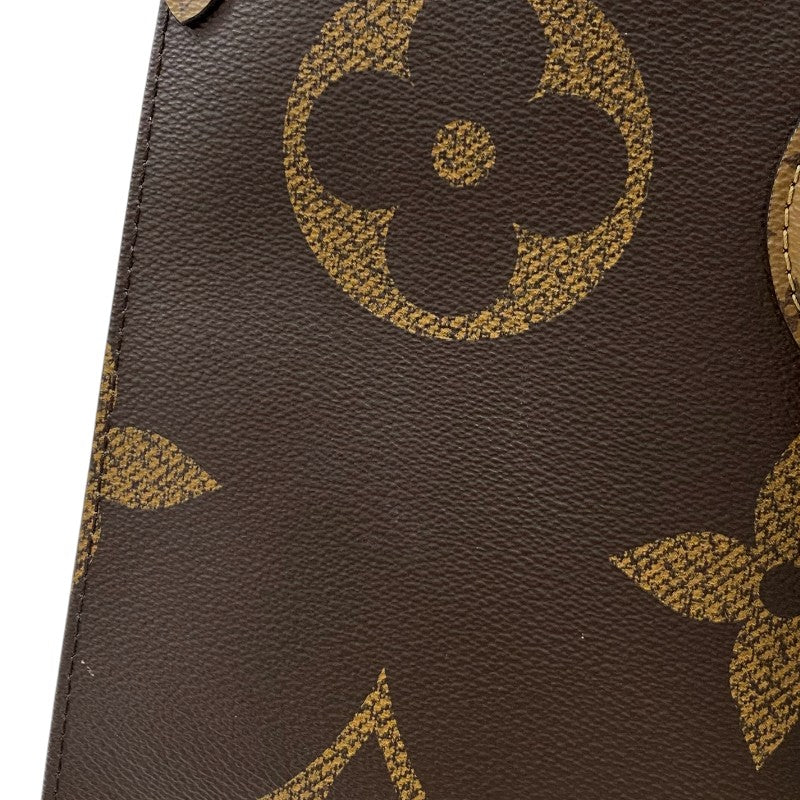 ルイ・ヴィトン LOUIS VUITTON オンザゴーGM M45320 モノグラム ジャイアント・リバース レディース トートバッグ ショルダーバッグ