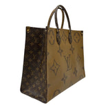 ルイ・ヴィトン LOUIS VUITTON オンザゴーGM M44576 モノグラム ジャイアント・リバース レディース トートバッグ ショルダーバッグ