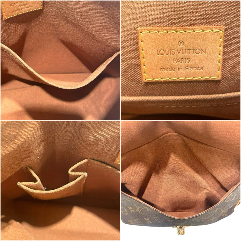 ルイ・ヴィトン LOUIS VUITTON トゥラムPM M40076 ブラウン モノグラム レディース ショルダーバッグ