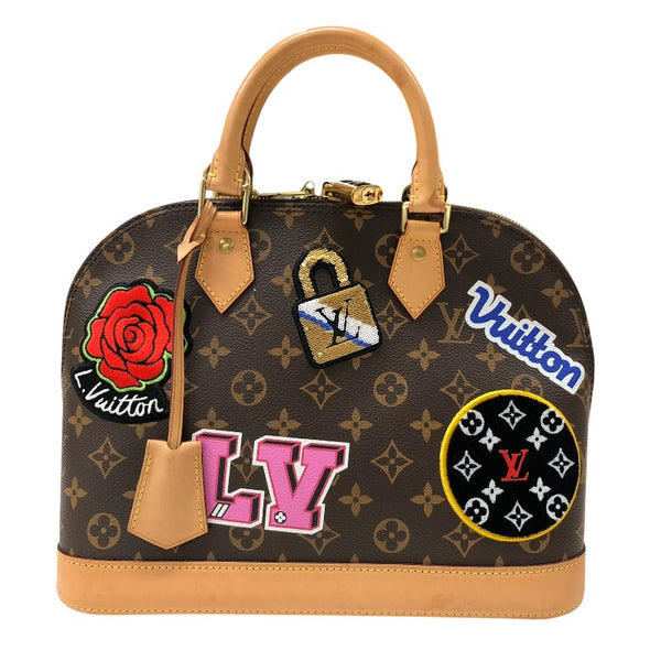 ルイ・ヴィトン LOUIS VUITTON アルマPM パッチーズ M43990 モノグラム モノグラムキャンバス×レザー レディース ハンドバッグ