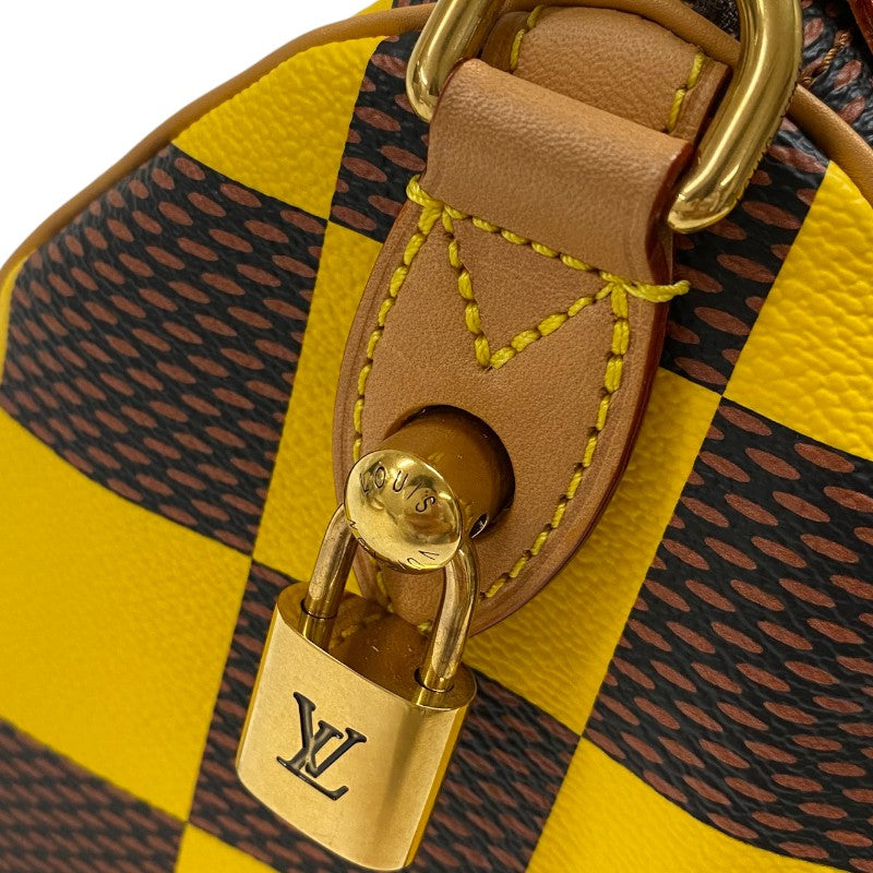 ルイ・ヴィトン LOUIS VUITTON スピーディ・バンドリエール25 N40584 イエロー ダミエ・ポップ レディース ボストンバッグ