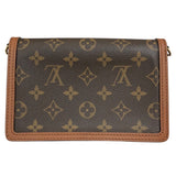 ルイ・ヴィトン LOUIS VUITTON ポルトフォイユ・ドーフィーヌ M68746 ブラウン　ゴールド金具 モノグラム・リバース レディース ショルダーバッグ