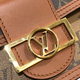 ルイ・ヴィトン LOUIS VUITTON ポルトフォイユ・ドーフィーヌ M68746 ブラウン　ゴールド金具 モノグラム・リバース レディース ショルダーバッグ