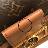 ルイ・ヴィトン LOUIS VUITTON ポルトフォイユ・ドーフィーヌ M68746 ブラウン　ゴールド金具 モノグラム・リバース レディース ショルダーバッグ
