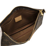 ルイ・ヴィトン LOUIS VUITTON ミュルティ･ポシェット･アクセソワール M44840 ブラウンxローズクレール モノグラムキャンバス レディース ショルダーバッグ