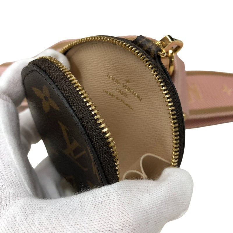 ルイ・ヴィトン LOUIS VUITTON ミュルティ･ポシェット･アクセソワール M44840 ブラウンxローズクレール モノグラムキャンバス レディース ショルダーバッグ