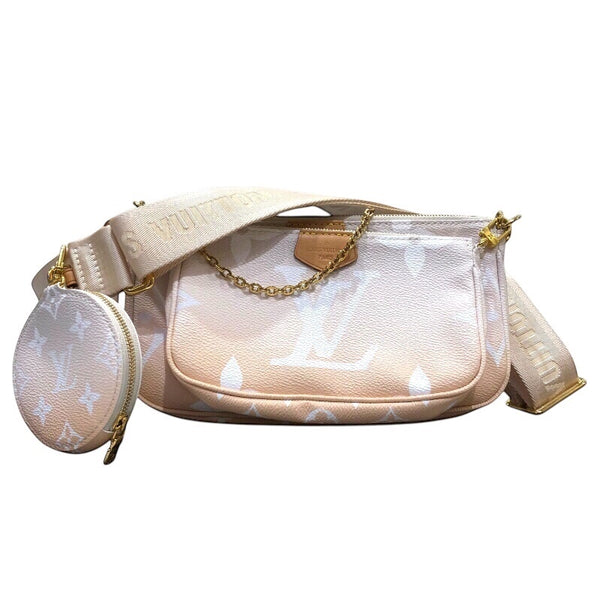ルイ・ヴィトン LOUIS VUITTON ミュルティ・ポシェット・アクセソワ―ル M57634 ベージュ モノグラム バイザプール レディース ショルダーバッグ