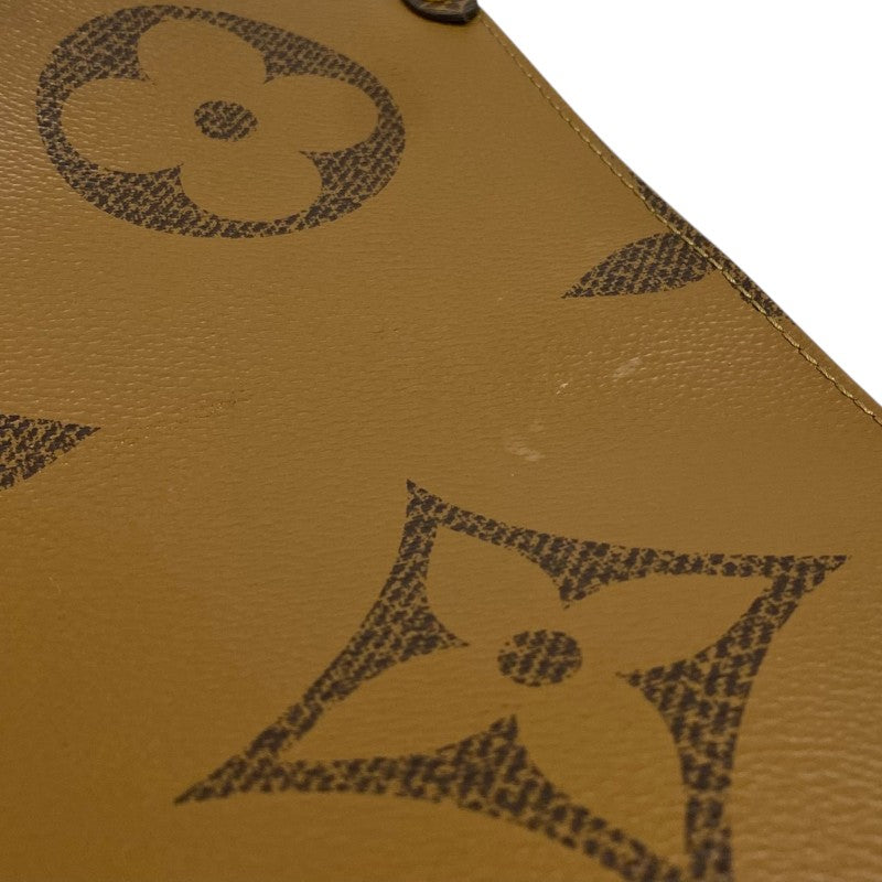 ルイ・ヴィトン LOUIS VUITTON オンザゴーGM M45320 モノグラム ジャイアント・リバース レディース トートバッグ ショルダーバッグ