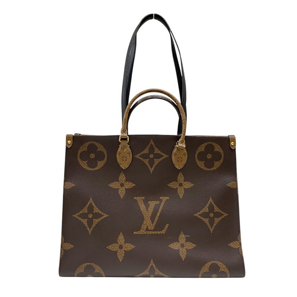 ルイ・ヴィトン LOUIS VUITTON オンザゴーGM M45320 モノグラム ジャイアント・リバース レディース トートバッグ ショルダーバッグ