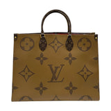 ルイ・ヴィトン LOUIS VUITTON オンザゴーGM M45320 モノグラム ジャイアント・リバース レディース トートバッグ ショルダーバッグ