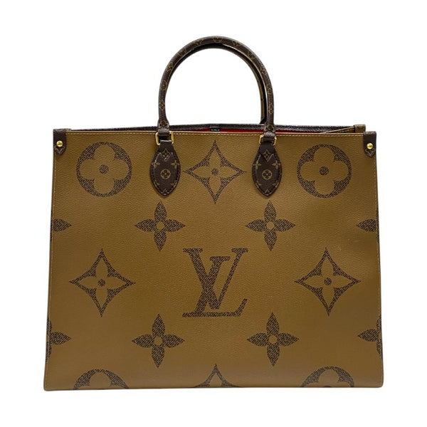 ルイ・ヴィトン LOUIS VUITTON オンザゴーGM M45320 モノグラム ジャイアント・リバース レディース トートバッグ ショルダーバッグ