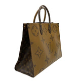 ルイ・ヴィトン LOUIS VUITTON オンザゴーGM M45320 モノグラム ジャイアント・リバース レディース トートバッグ ショルダーバッグ