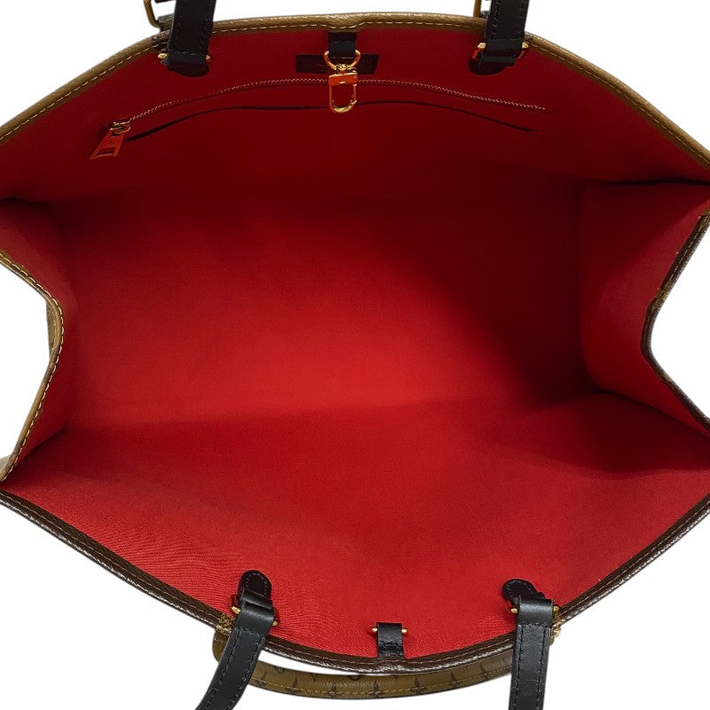 ルイ・ヴィトン LOUIS VUITTON オンザゴーGM M45320 モノグラム ジャイアント・リバース レディース トートバッグ ショルダーバッグ