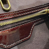 ルイ・ヴィトン LOUIS VUITTON アヴァロンMM M91567 アマラント/ゴールド金具 パテントレザー レディース トートバッグ