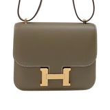エルメス HERMES コンスタンス3 ミニ K刻 エトゥープ ピンクゴールド金具 エプソン レディース ショルダーバッグ