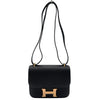 エルメス HERMES コンスタンス3ミニ W刻 ブラック ピンクゴールド金具 エプソン レディース ショルダーバッグ