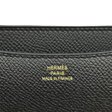 エルメス HERMES コンスタンス3ミニ W刻 ブラック PG金具 エプソン レディース ショルダーバッグ