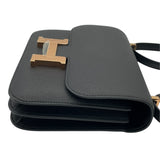 エルメス HERMES コンスタンス3ミニ W刻 ブラック PG金具 エプソン レディース ショルダーバッグ