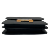 エルメス HERMES コンスタンス3ミニ W刻 ブラック PG金具 エプソン レディース ショルダーバッグ