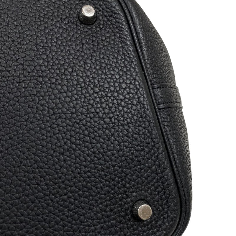 エルメス HERMES ピコタンロックMM C刻 ブラック シルバー金具 トリヨンクレマンス レディース ハンドバッグ
