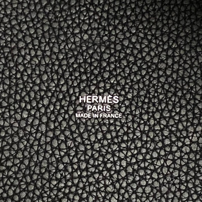 エルメス HERMES ピコタンロックMM C刻 ブラック シルバー金具 トリヨンクレマンス レディース ハンドバッグ