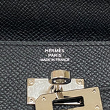 エルメス HERMES ケリートゥーゴー W刻 ブラック シルバー金具 エプソン レディース ショルダーバッグ クラッチバッグ