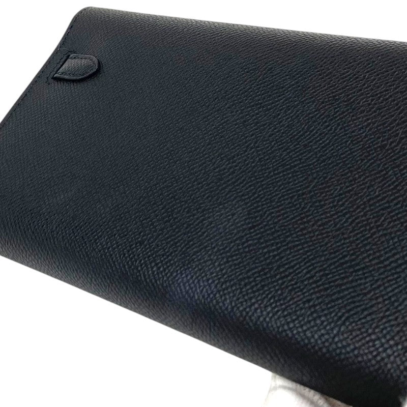 エルメス HERMES ケリートゥーゴー W刻 ブラック シルバー金具 エプソン レディース ショルダーバッグ クラッチバッグ